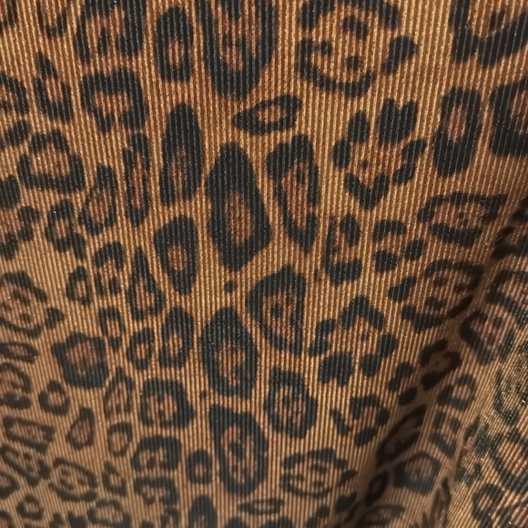 Corduroy Look Leopard Print Shirt - Picture 4 of 4